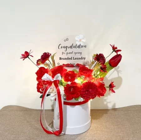 Bloom Box Akrilik Ucapan Grand Opening Batuceper